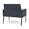Lesro Mystic Lounge Reception Bariatric Chair, Black, RS Night Sky Upholstery ML1401 - alternate 2